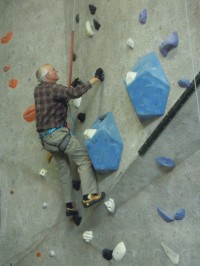 Jim (age 73) High on the Wall!