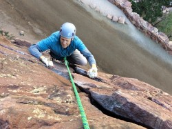 On ‘Bastille Crack’ in Eldorado Canyon